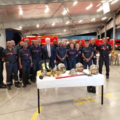 Visite officielle au SDIS de Guadeloupe – 31 décembre 2025