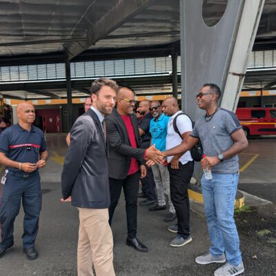 Visite de courtoisie du Directeur de Cabinet de la Préfecture au SDIS de la Guadeloupe